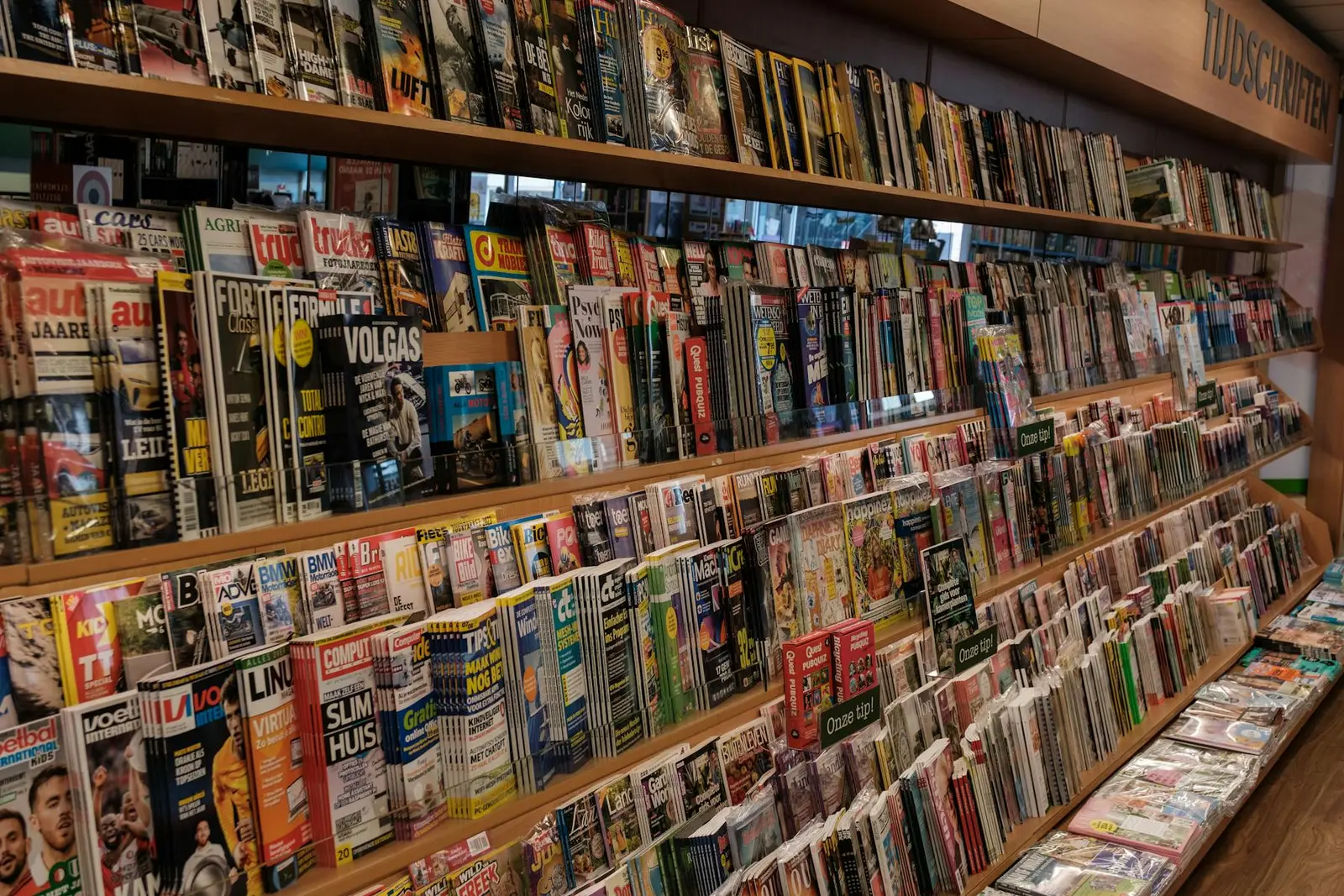Boekwinkel vintage