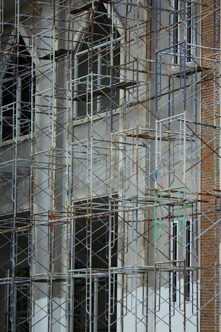 Composite material, Iron, Metal, Scaffolding, Glass